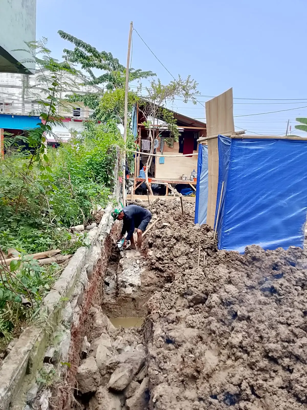 Galian Pondasi Batu Kali